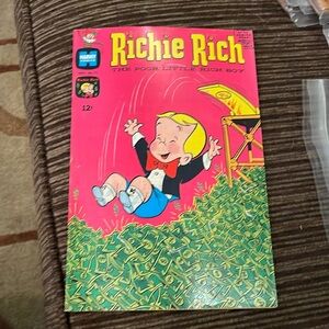 - Vintage 1968 RICHIE RICH The Poor Little Rich Boy Nov #75 Harvey Comic…